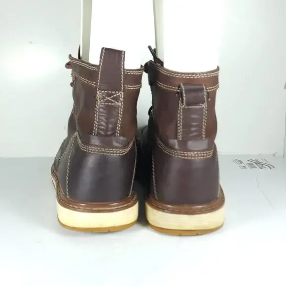 Keen Men’s San Jose 6 US 10,5D Brown Leather Utility Aluminum Toe Work Boots